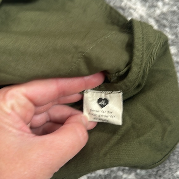 Madewell Olive Green Women's Pull on Shorts - Picture 11 of 12